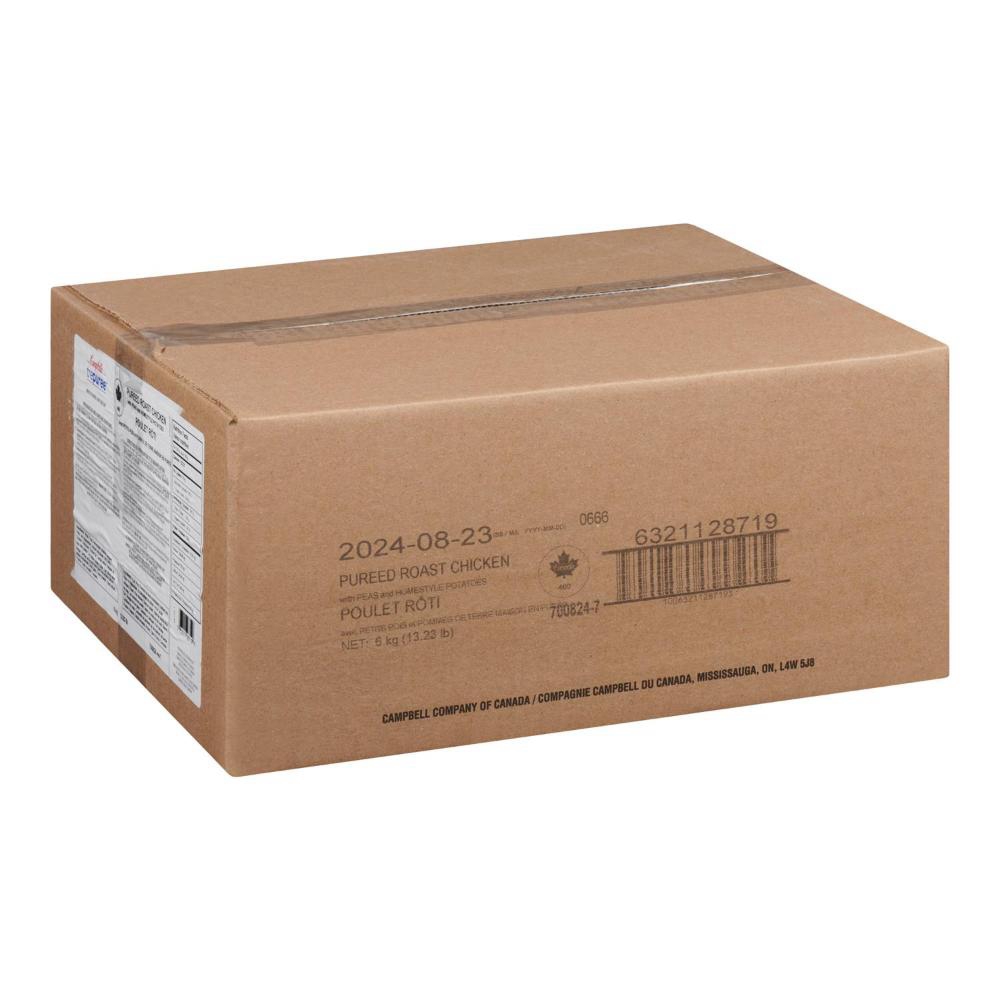 Chicken with Roasted Peas/Potato Puree