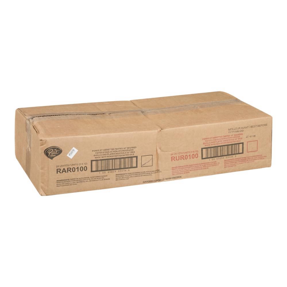 Aliments 2000 Chef Dumas 10 In Salted Pie Crust, 12 Count -- 2 Per Case