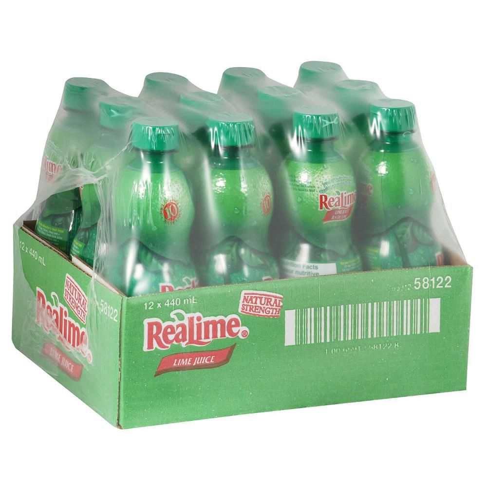 Realime Lime Juice, 440 Ml -- 12 Per Case