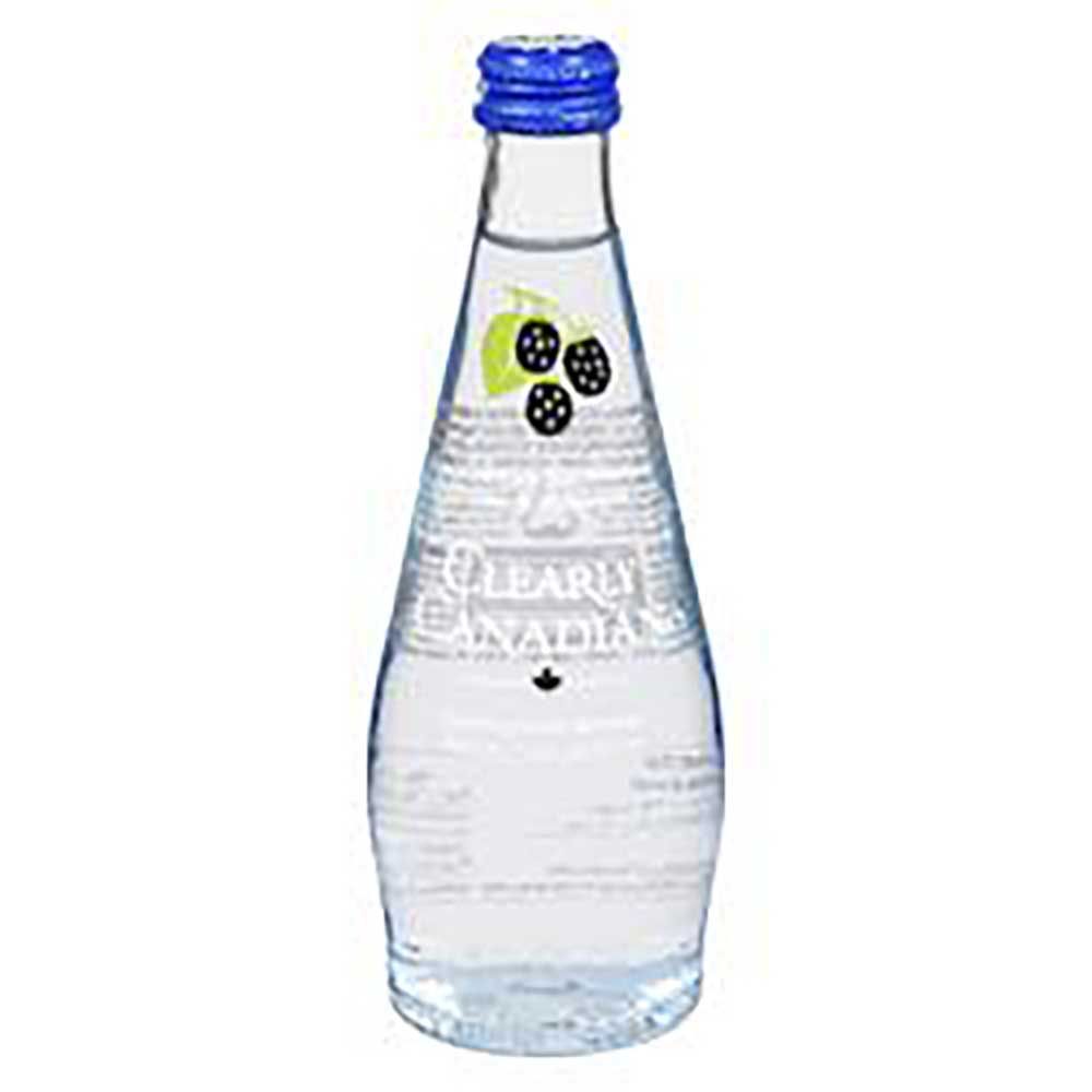 Clearly Canadian Mountain Blackberry Sparkling Water, 325 Ml -- 12 Per Case