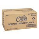 9.5 in White Square Plate