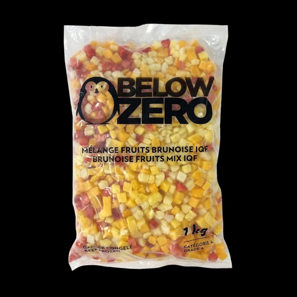 Below Zero Iqf Brunoise Fruit Mix, 1 Kg -- 5 Per Case