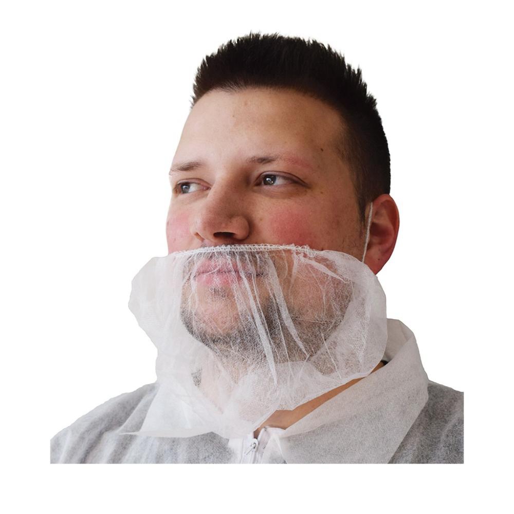 Standard White Poly Beard Net