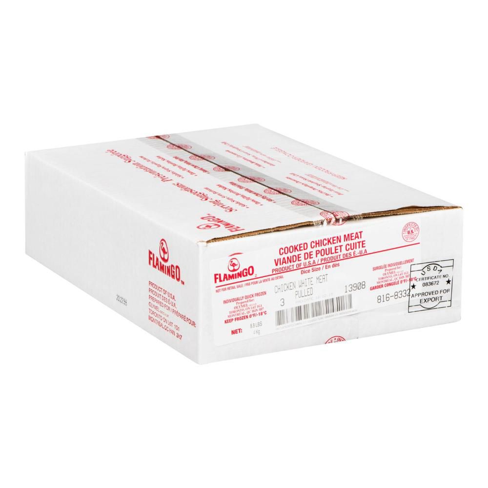 Olymel Basic Iqf Fully Cooked White Chicken Breast Pieces, 4 Kg