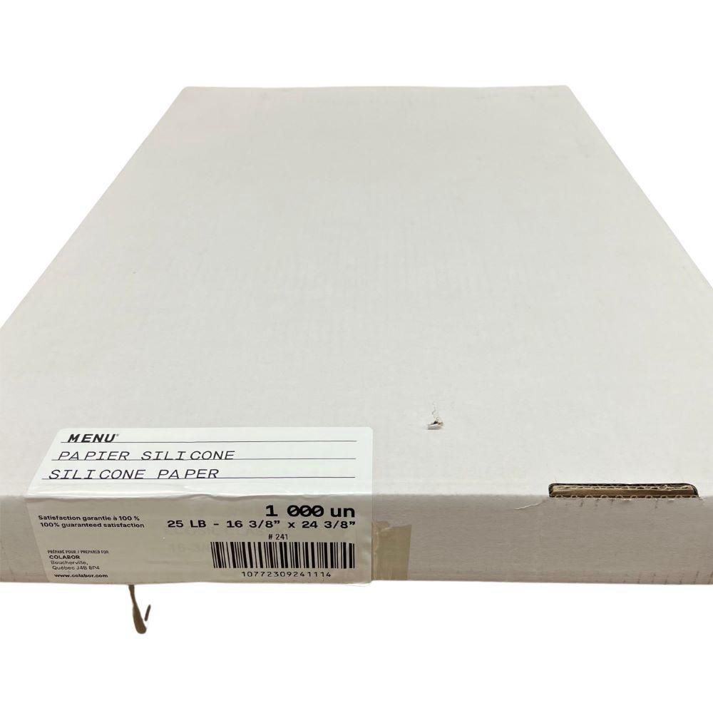 Menu 25 Lb 16 3/8 X 24 3/8 In Silicone Paper, 1000 Count