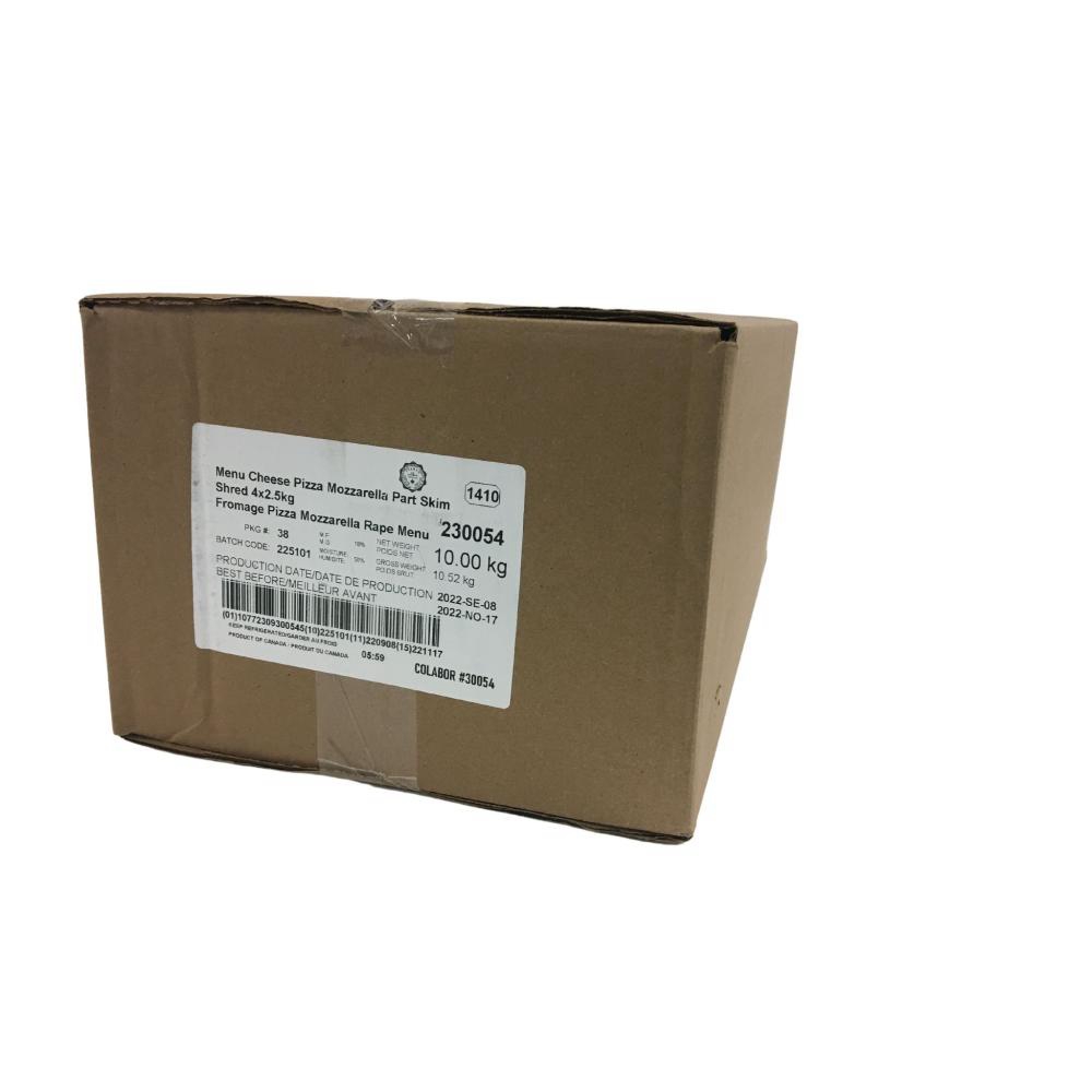 18 Percent Milk Fat Shredded Part Skim Pizza Mozzarella Cheese