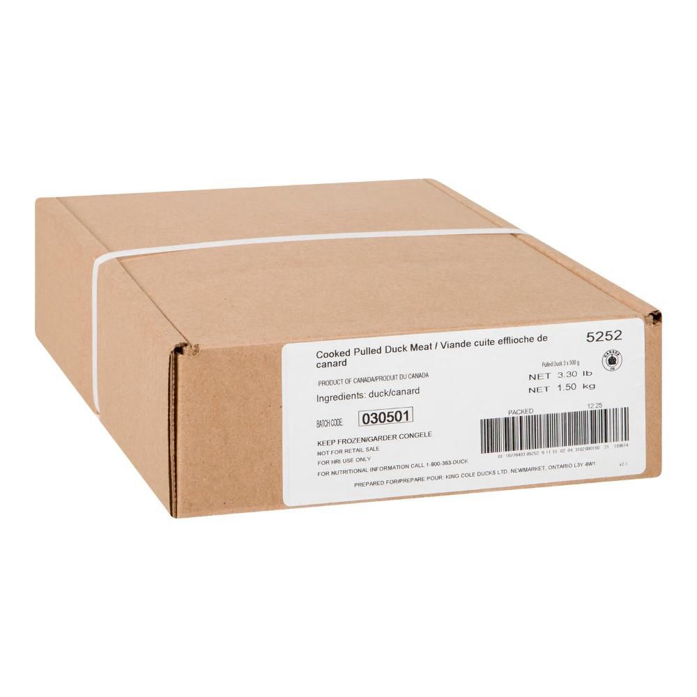 King Cole Pulled Duck Meat, 500 G -- 3 Per Case
