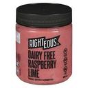 Dairy Free Raspberry Lime Sorbetto