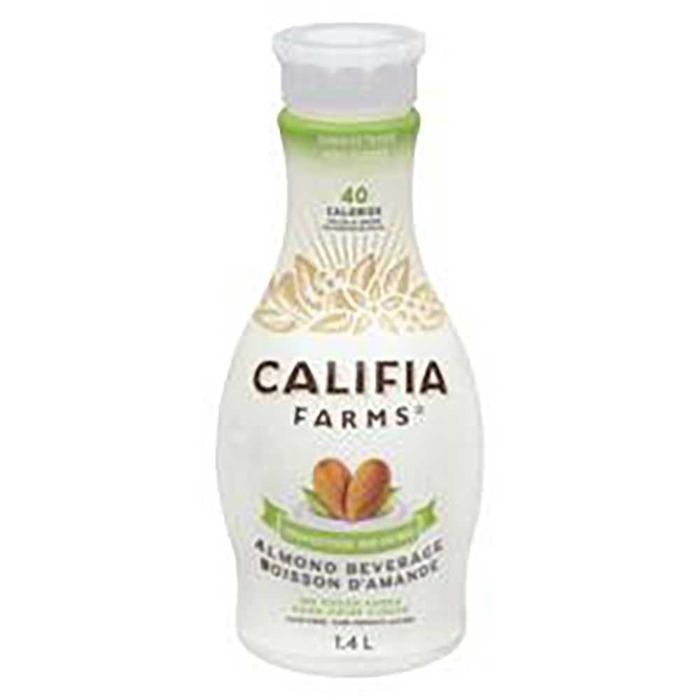 Califia Farms Unsweetened Almond Milk, 1.4 L -- 6 Per Case