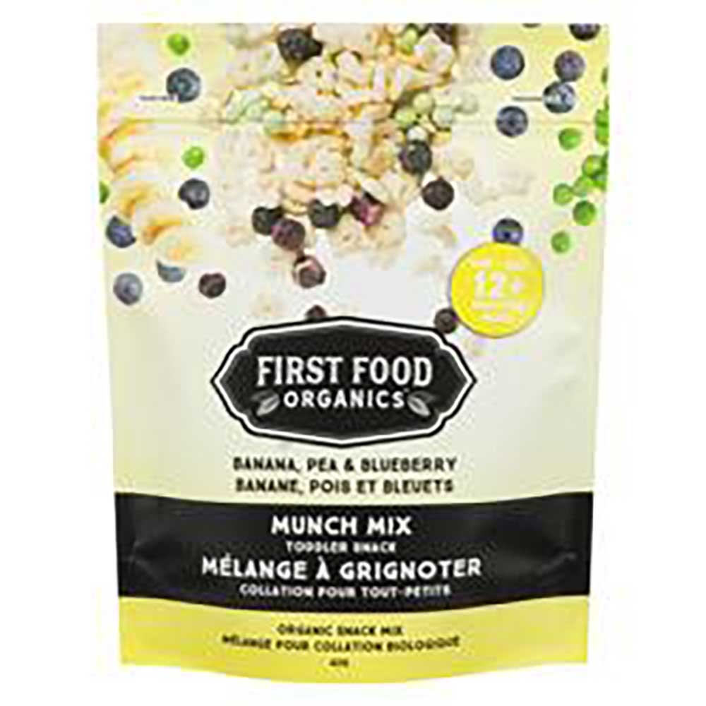 Banana Pea and Blueberry Munch Mix