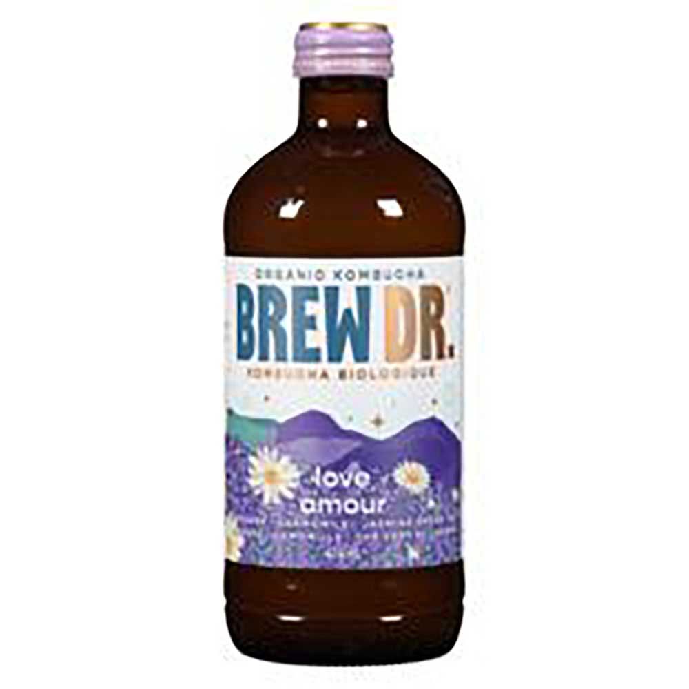 Brew Dr. Organic Love Jasmine Green Tea Lavender Chamomile Kombucha, 414 Ml -- 12 Per Case