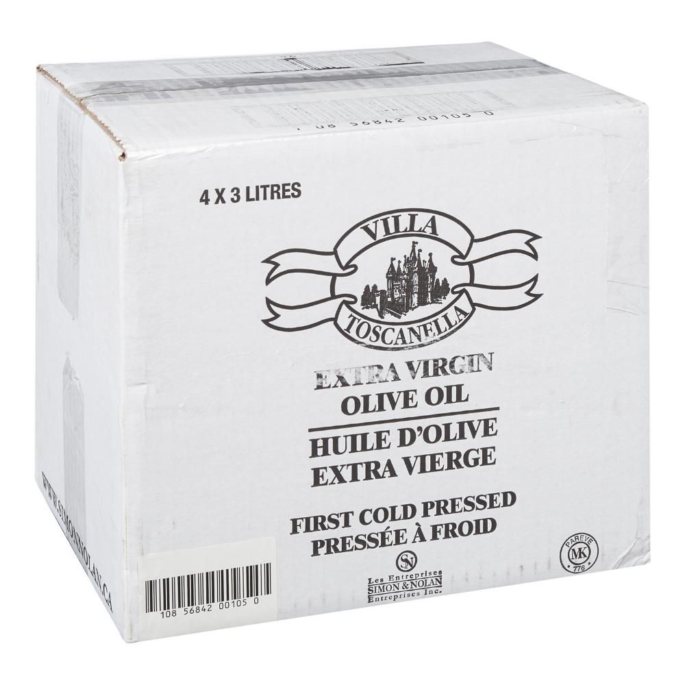 Villa Toscanell Extra Virgin Olive Oil, 3 L -- 4 Per Case