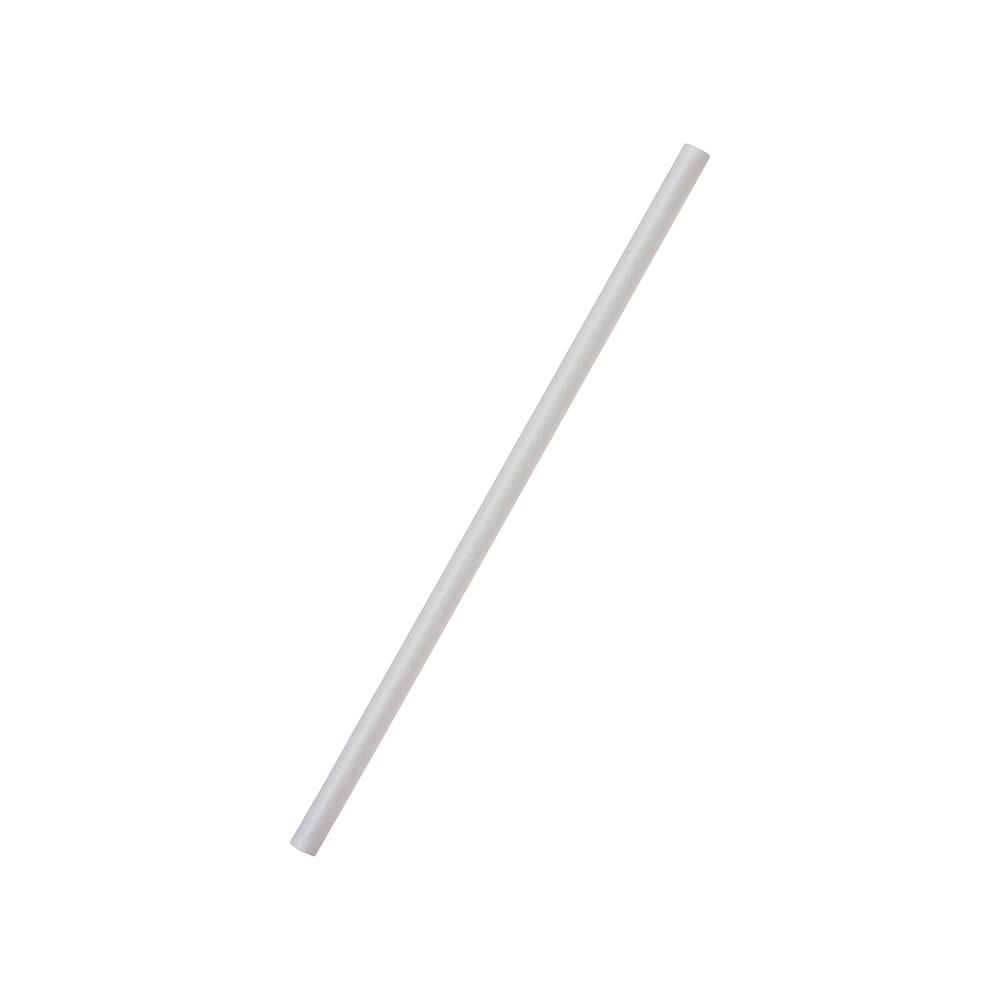 Touch 8 In White Polypropylene Jumbo Straight Straw, 150 Count -- 9 Per Case