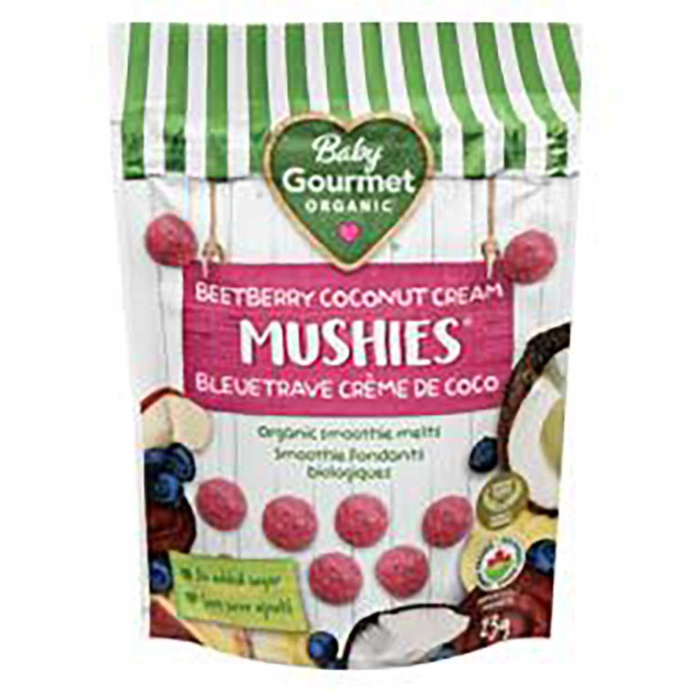 Baby Gourmet Organic Meltable Mushies Beetberry With Coconut Cream, 23 G -- 8 Per Case