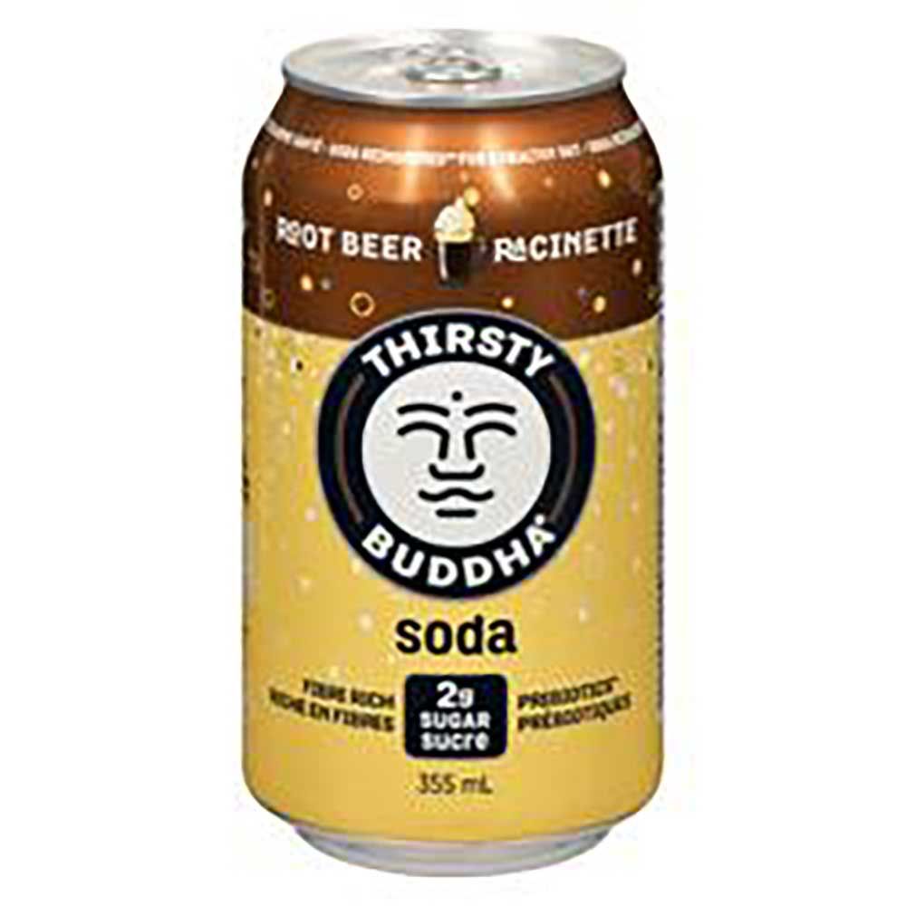 Thirsty Buddha Root Beer Soda, 355 Ml -- 12 Per Case