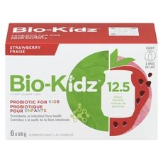 Bio-KIDz Fermented Milk Probiotic – Strawberry – 12.5B – 4x6 pack