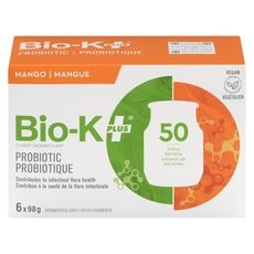 Bio-K+ Fermented Soy Probiotic – Mango – 50B – 4x6 pack