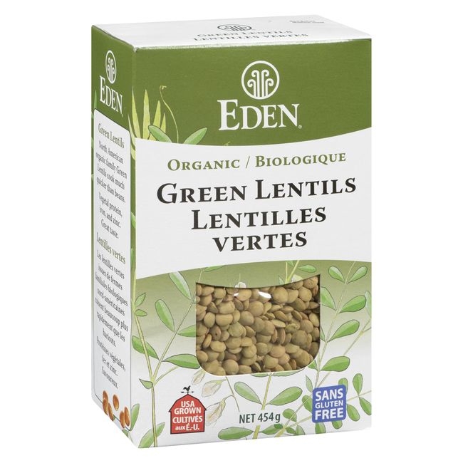 Organic Green Lentils