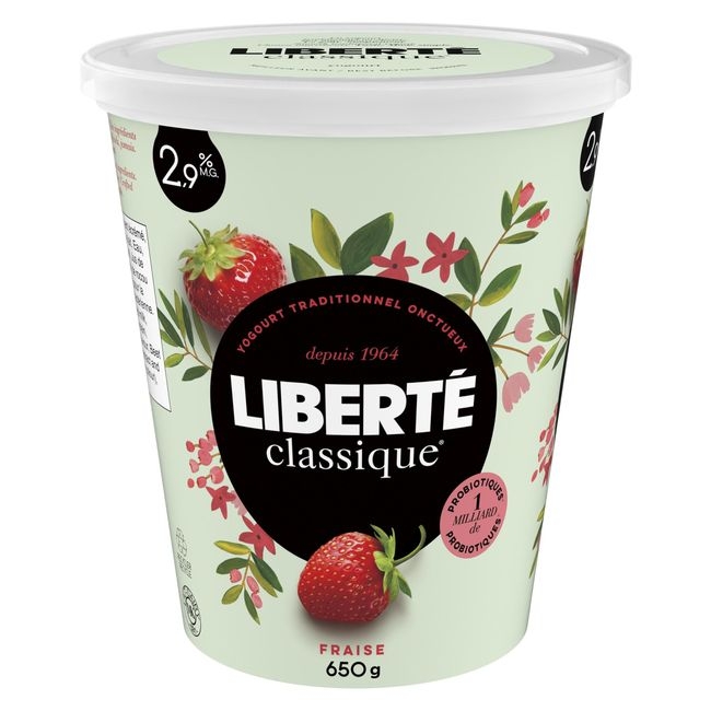 Classique 2.9 Percent Milk Fat Strawberry Yogurt