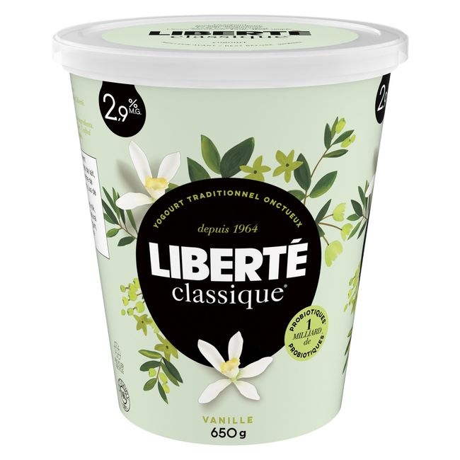 Classique 2.9 Percent Milk Fat Vanilla Yogurt