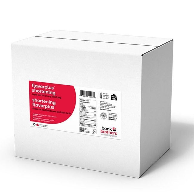 Hubberts Flavor Plus Shortening - Bulk, 3.63 Kg -- 4 Per Case
