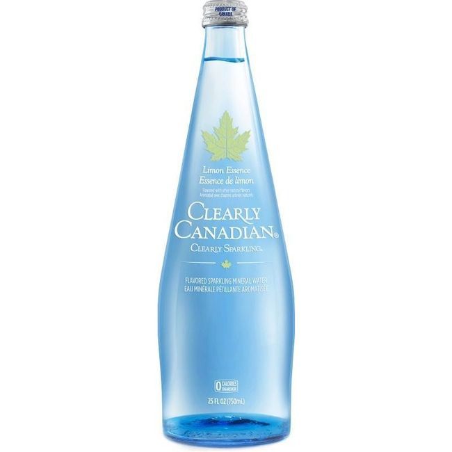 Clearly Canadian Limon Essence Sparkling Water, 750 Ml -- 12 Per Case