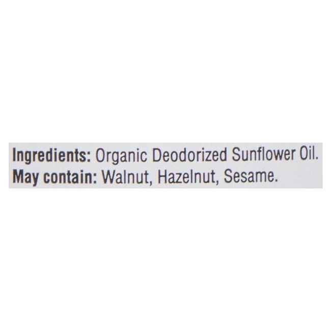 Maison Orphee Organic Sunflower Oil For Cooking, 750 Ml -- 6 Per Case