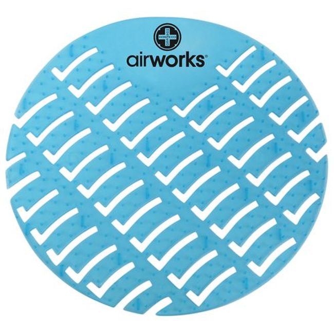 Airworks Light Green Herbal Mint Urinal Screen -- 60 Per Case