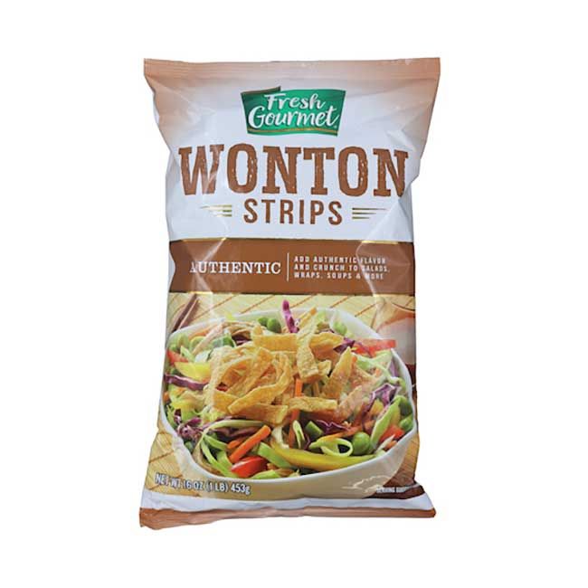 Fresh Gourmet Wonton Strips, 1 Lb -- 10 Per Case