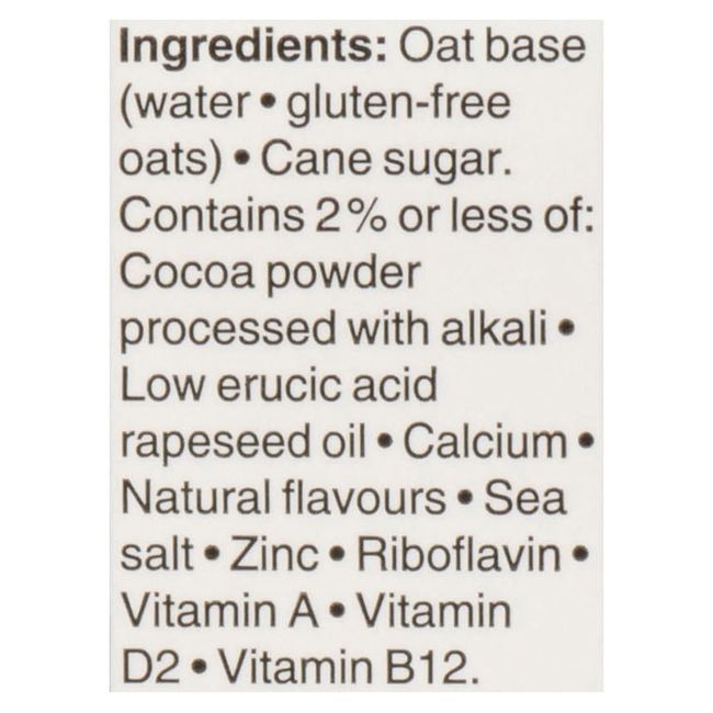 Oatly Chocolate Oat Drink, 946 Ml -- 12 Per Case