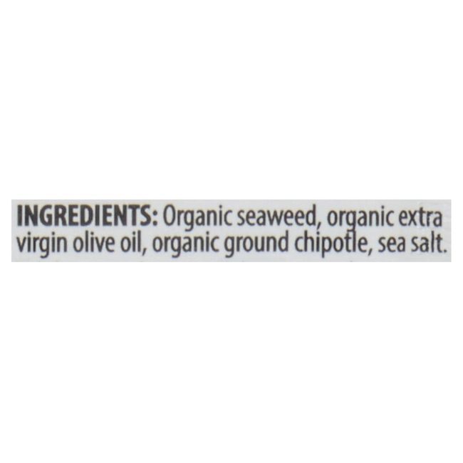 Seasnax Organic Spicy Chipotle Grab And Go Seaweed Snack, 5 G -- 16 Per Case