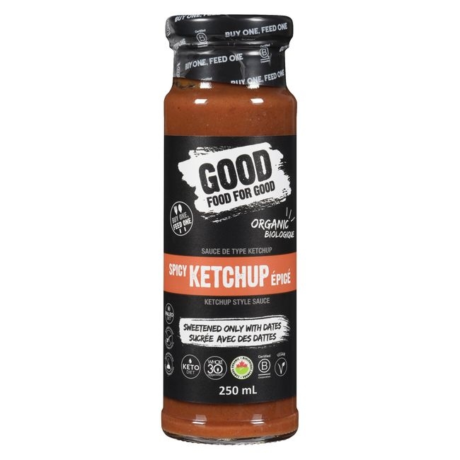 Organic Spicy Sweetened Dates Ketchup