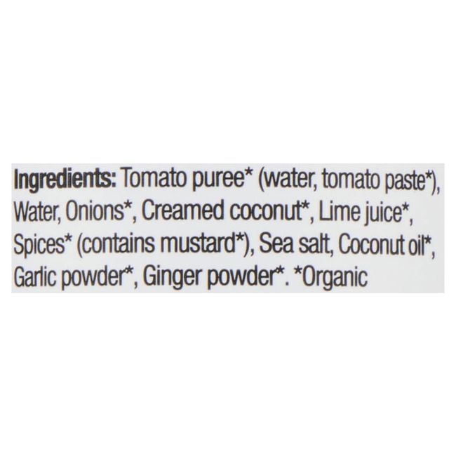 Organic Coconut Curry Sauce