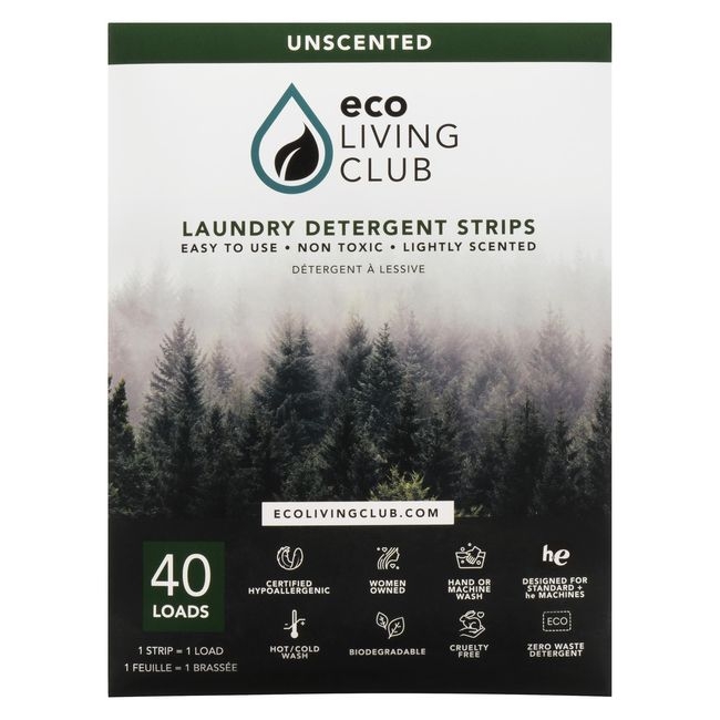 Unscented Laundry Detergent Strips