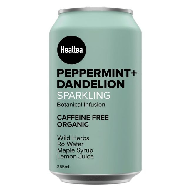 355 mL Peppermint Dandelion Sparkling Tea