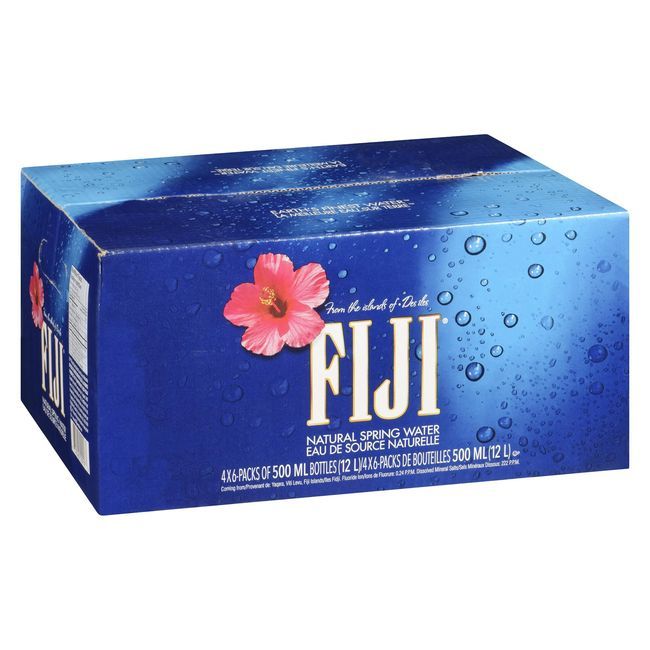 Fiji Water Natural Spring Water, 500 Ml -- 24 Per Case