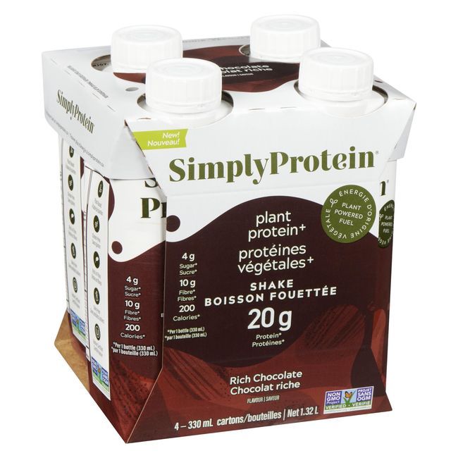 Simplyprotein Ready To Drink Rich Chocolate Protein Shake, 330 Ml -- 12 Per Case
