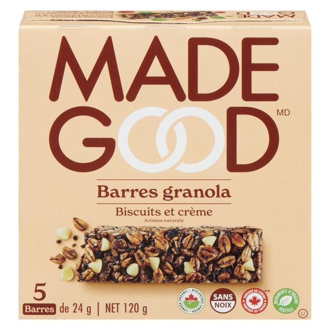 Madegood Cookies And Crème Granola Bar, 24 G -- 30 Per Case