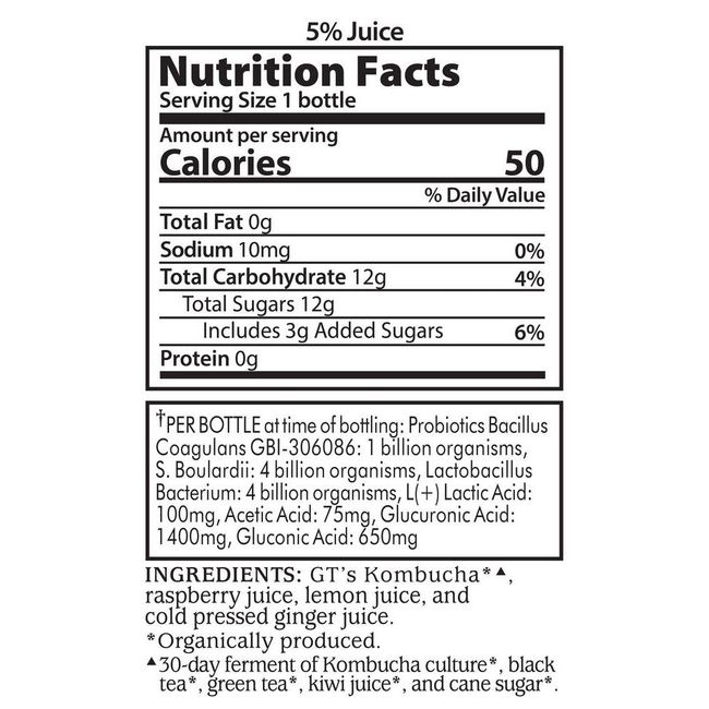 Organic Trilogy Kombucha