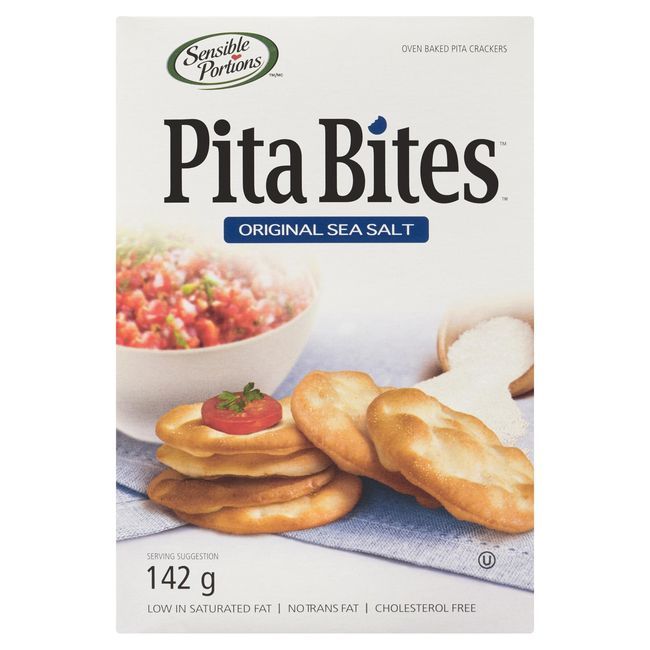 Sensible Portions Original Sea Salt Pita Bite Cracker, 142 G -- 12 Per Case