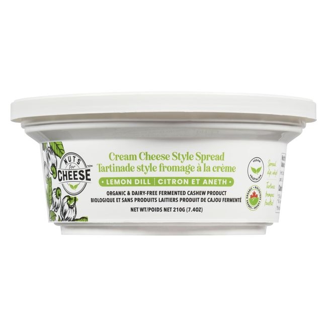 Dairy Free Lemon Dill Cream Cheese Style Spread