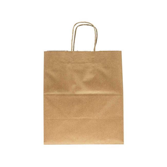 Inno-pak Paper Carry Out Bag With Twist Handle, 10.2 X 6.5 X 12 In -- 250 Per Case