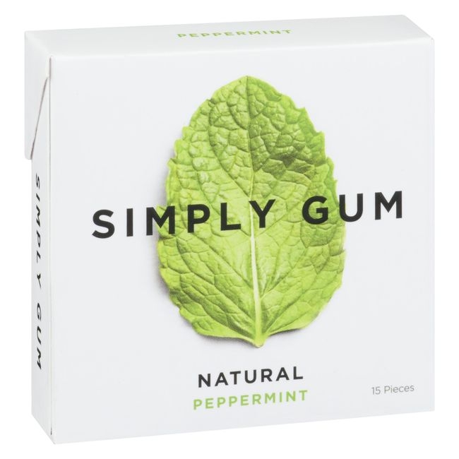 Natural Peppermint Chewing Gum