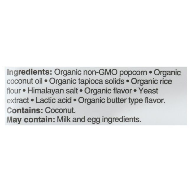 Lesserevil Organic No Cheese Cheesiness Popcorn, 142 G -- 12 Per Case