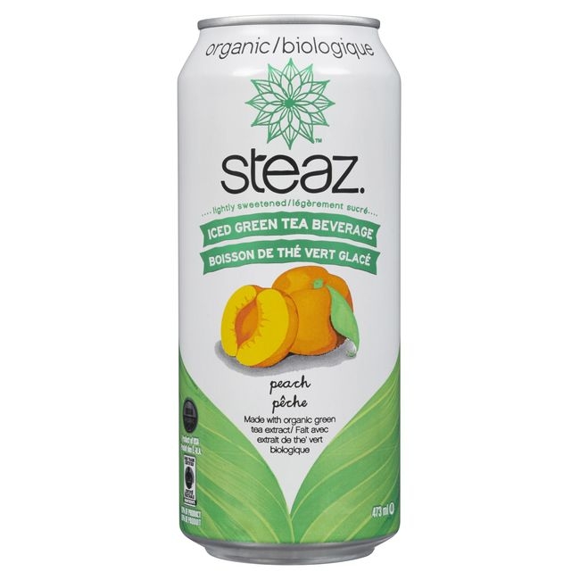 Organic Peach Flavored Iced Green Tea