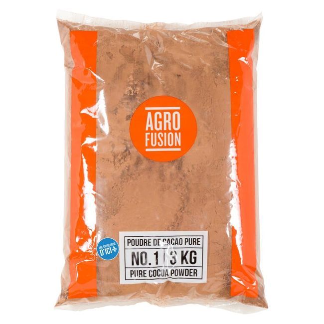 Agrofusion Natural 10-12 Percent Cocoa Powder, 3 Kg