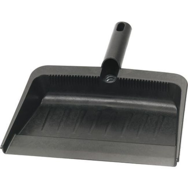 36143703 Flo-Pac Black Flexible Plastic Dustpan, 12 X 8 in