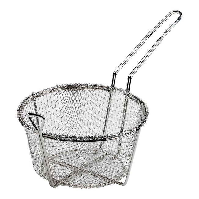 Round Nickel Plated Wire Fry Basket