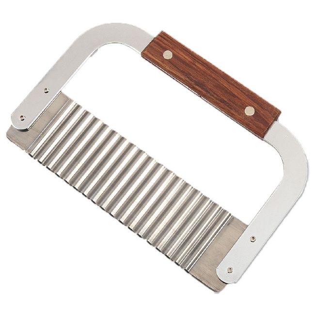 Stainless Steel Corrugated Blade Garnish Serrator