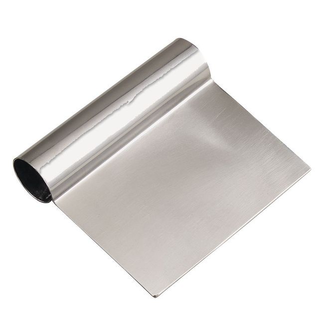 Browne Heavy Duty Stainless Steel Dough Scraper, 4.5 X 5 In